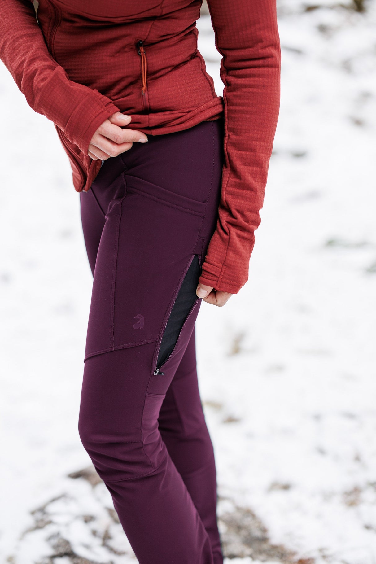 APEX Winter Pocket Leggings Mulberry