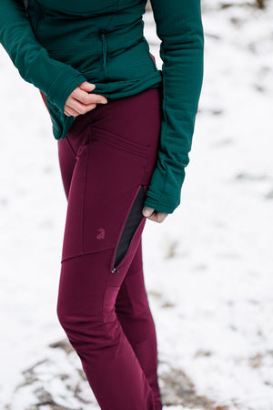 APEX Winter Pocket Leggings Magenta