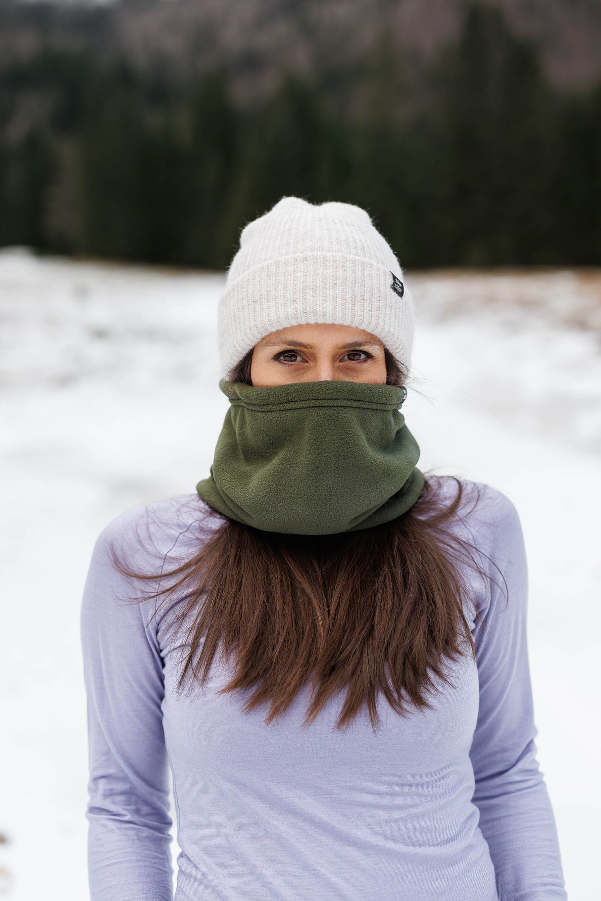 Sherpa Neckwarmer - Olive