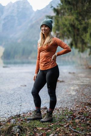 Summit Long Sleeve Tee Copper