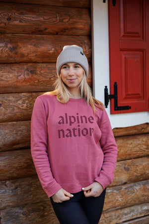 Lodge Sweater - Rosewood