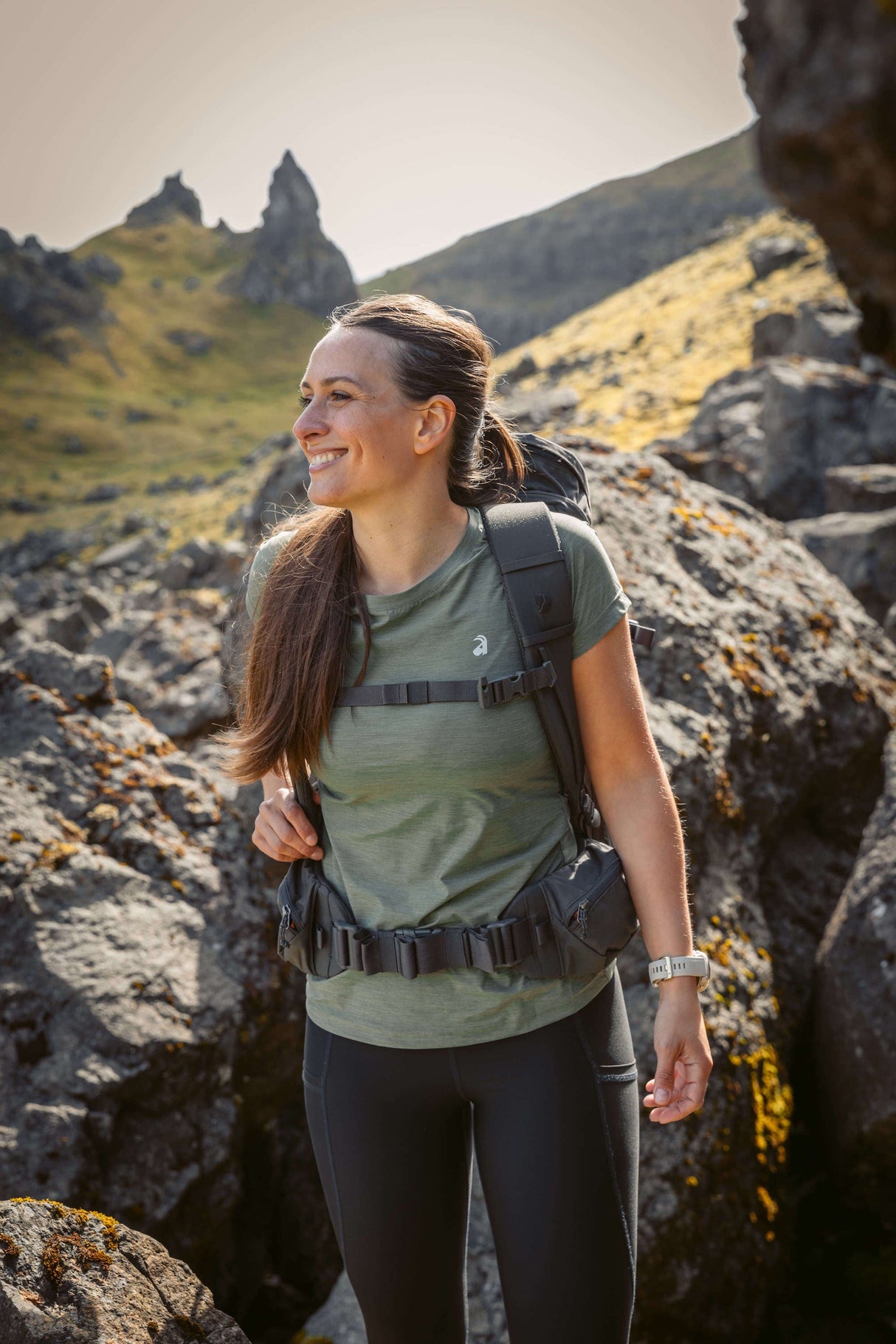Summit Short Sleeve Tee Fern Green