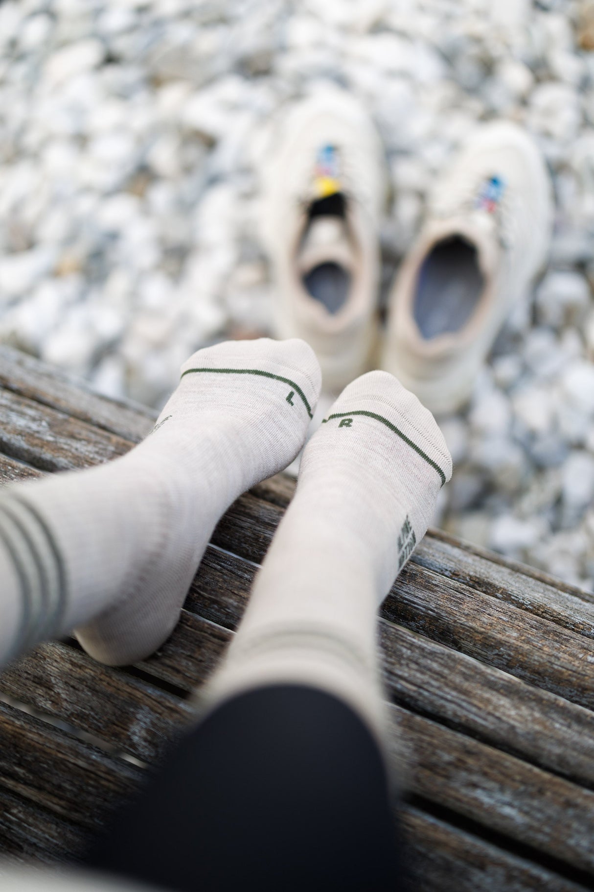 Seceda Light Merino Crew Socks Stone