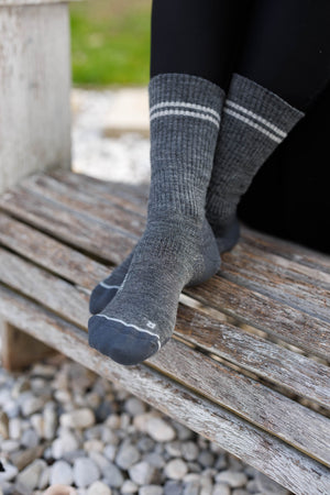 Seceda Light Merino Crew Socks Graphite