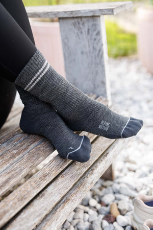 Seceda Light Merino Crew Socks Graphite