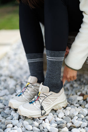 Seceda Light Merino Crew Socks Graphite
