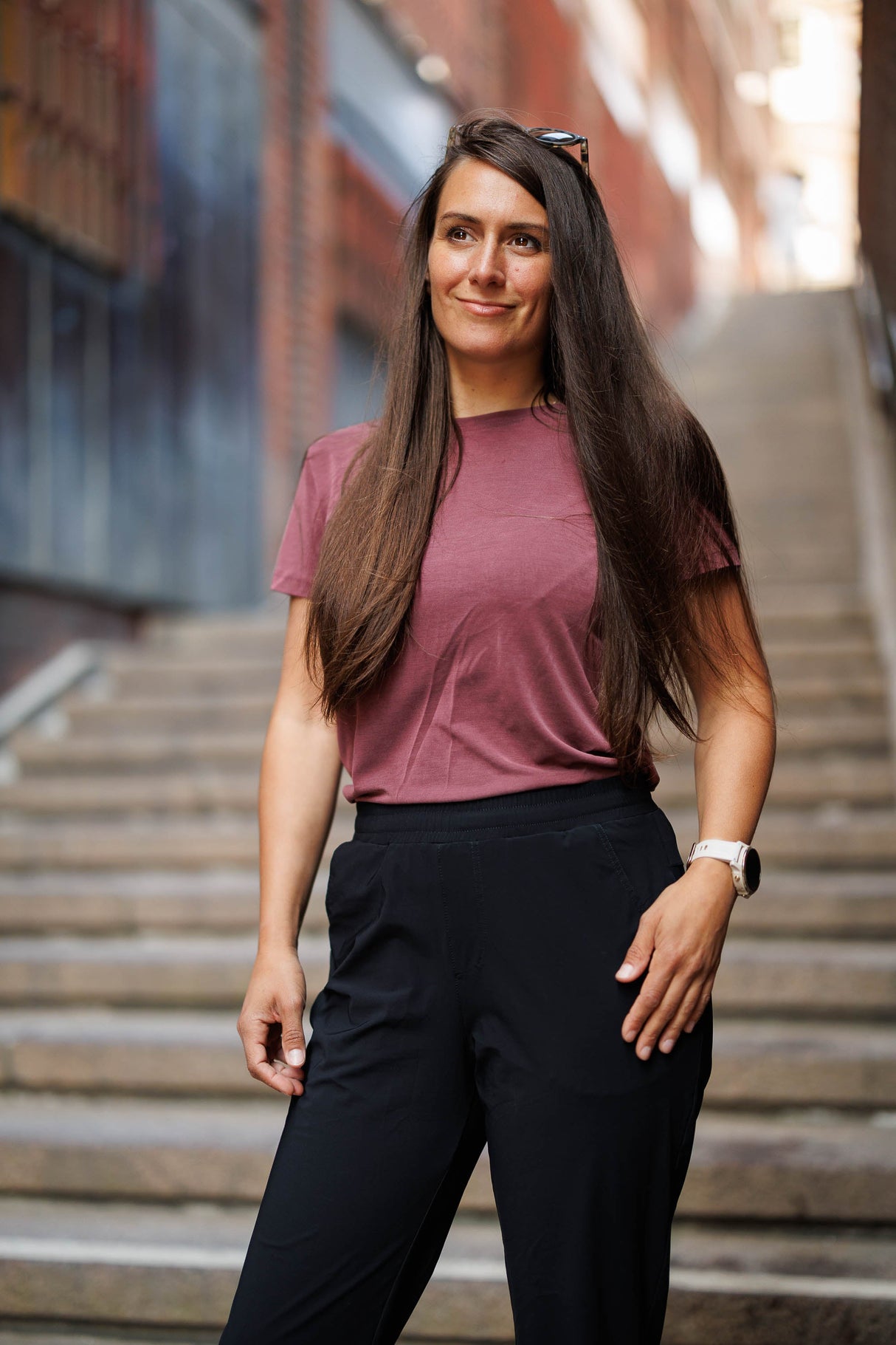 Vagabond T-shirt - Rosewood