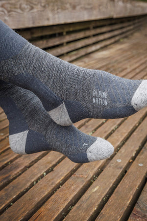 Lappland Merino Socks - Polar Night