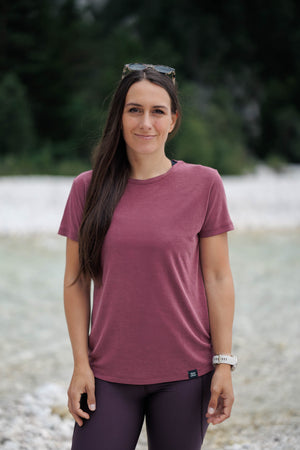 Vagabond T-shirt - Rosewood