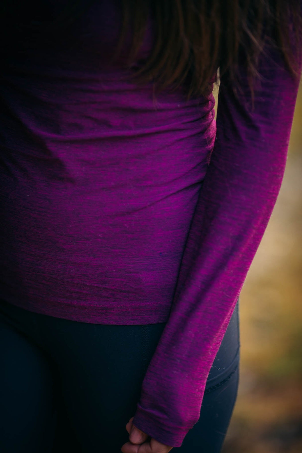 Summit Long Sleeve Tee Wild Berry