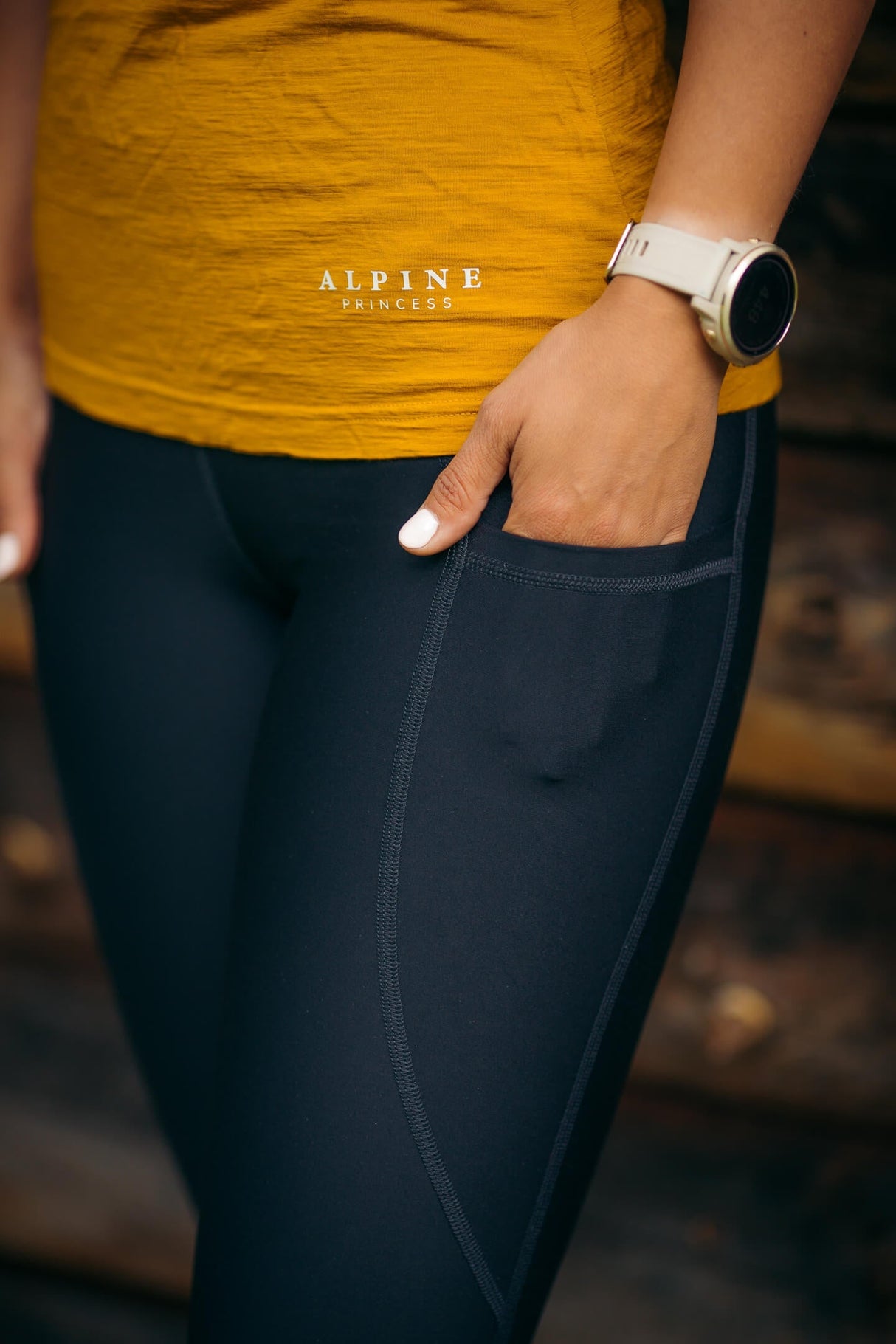Summit Pocket Leggings Blackout