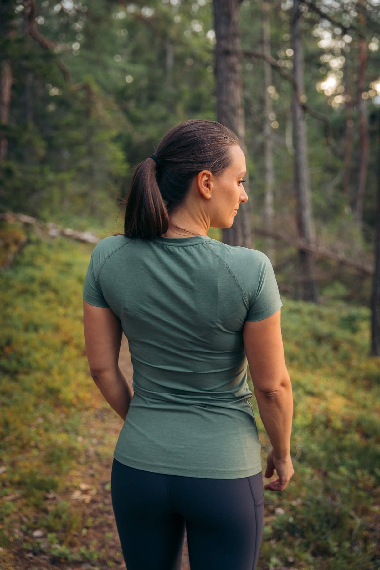 Summit Short Sleeve Tee Fern Green