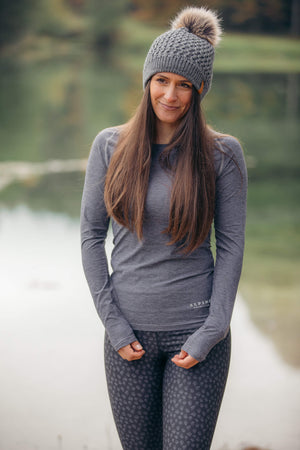 Summit Long Sleeve Tee Steel Grey