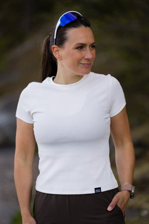 Riva Ribbed T-shirt - Zenith
