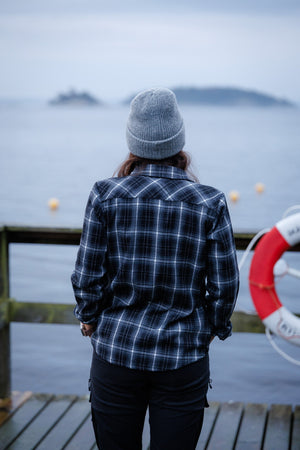 Sierra Flannel Shirt - Charcoal