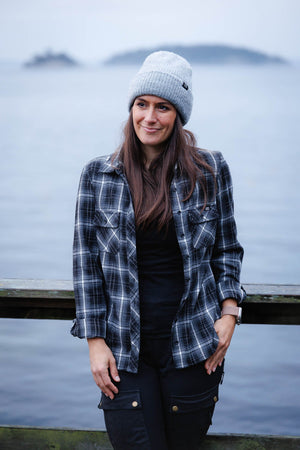 Sierra Flannel Shirt - Charcoal