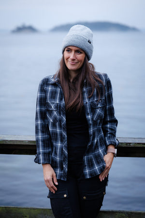 Sierra Flannel Shirt - Charcoal