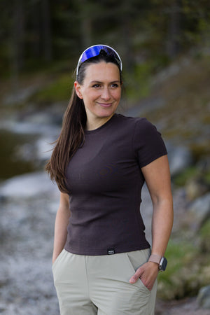 Riva Ribbed T-shirt - Mauve