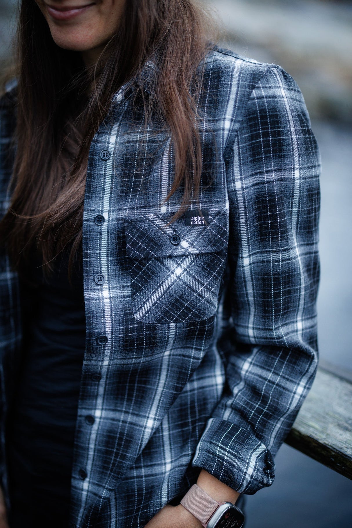 Sierra Flannel Shirt - Charcoal