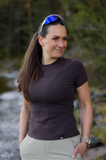 Riva Ribbed T-shirt - Mauve