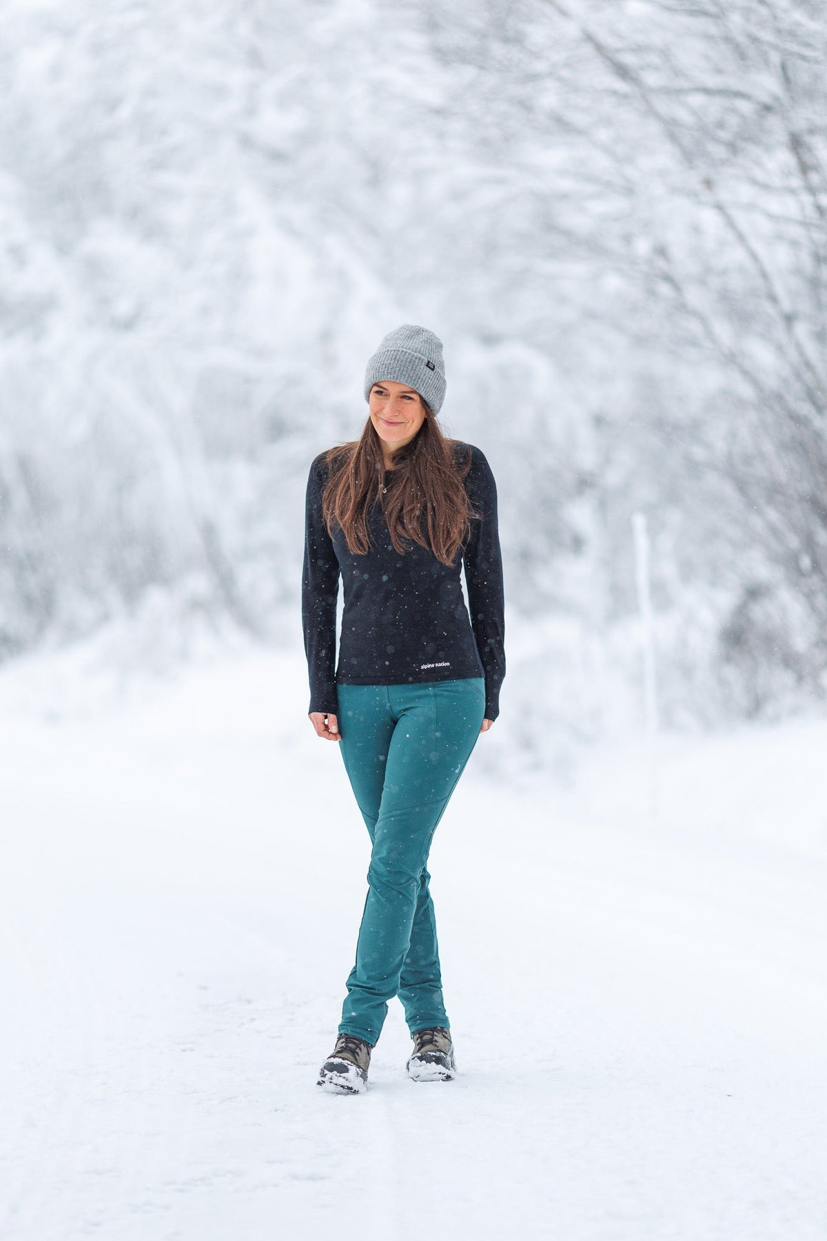 Merino Long Sleeve Tee Eclipse