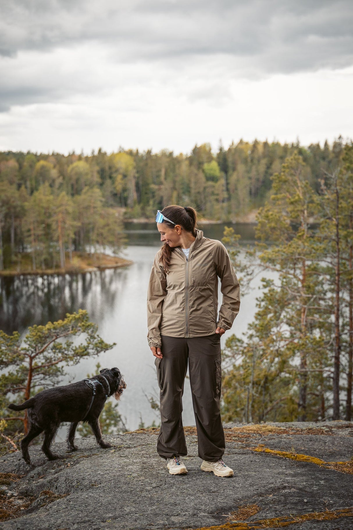 Parachute pants - Umber