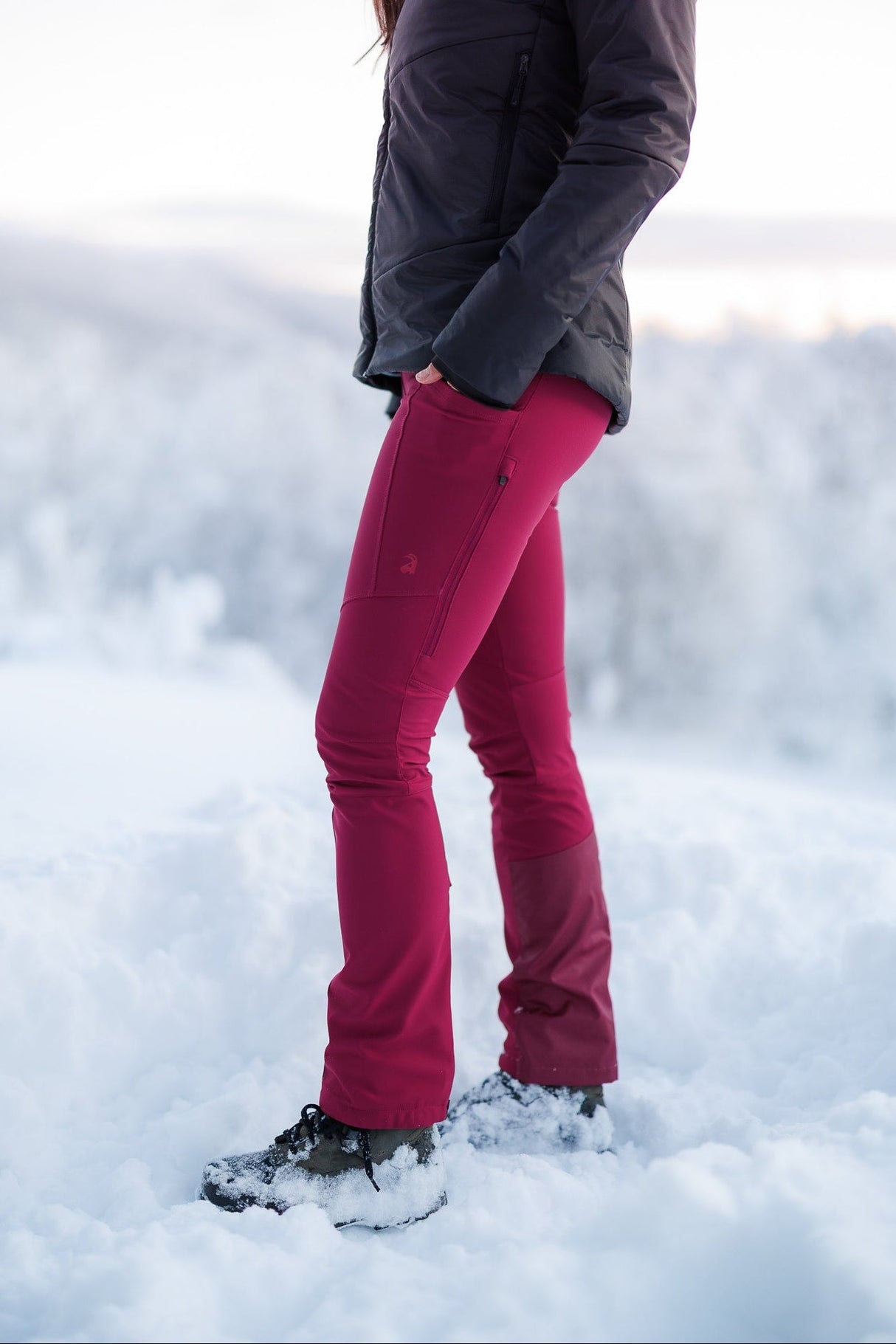 APEX Winter Pocket Leggings Magenta