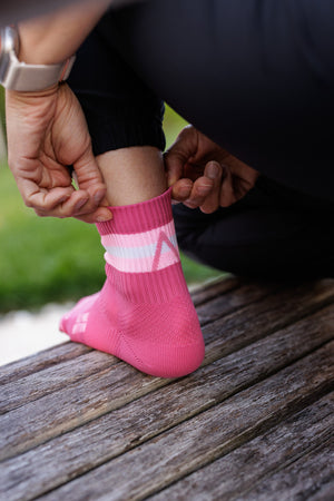 Anda Summit Mid Crew Socks Sunrise