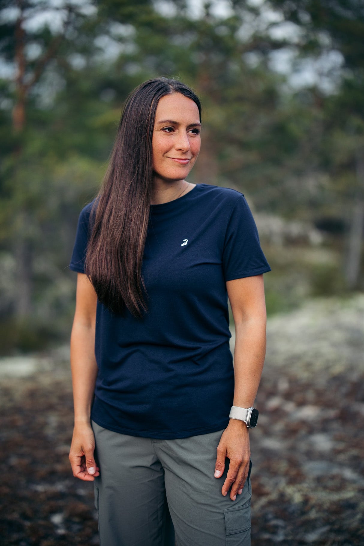 Flow Merino Tee - Indigo