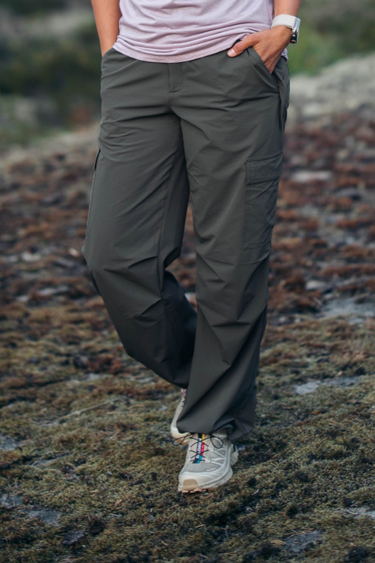 Parachute pants - Olive