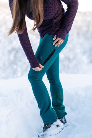 APEX Winter Pocket Leggings Teal Green