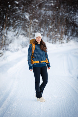 Seceda Knit Sweater - Arctic Blue