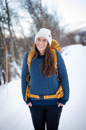 Seceda Knit Sweater - Arctic Blue