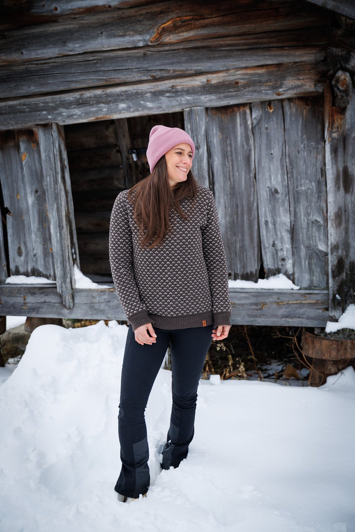 Seceda Knit Sweater - Mocha