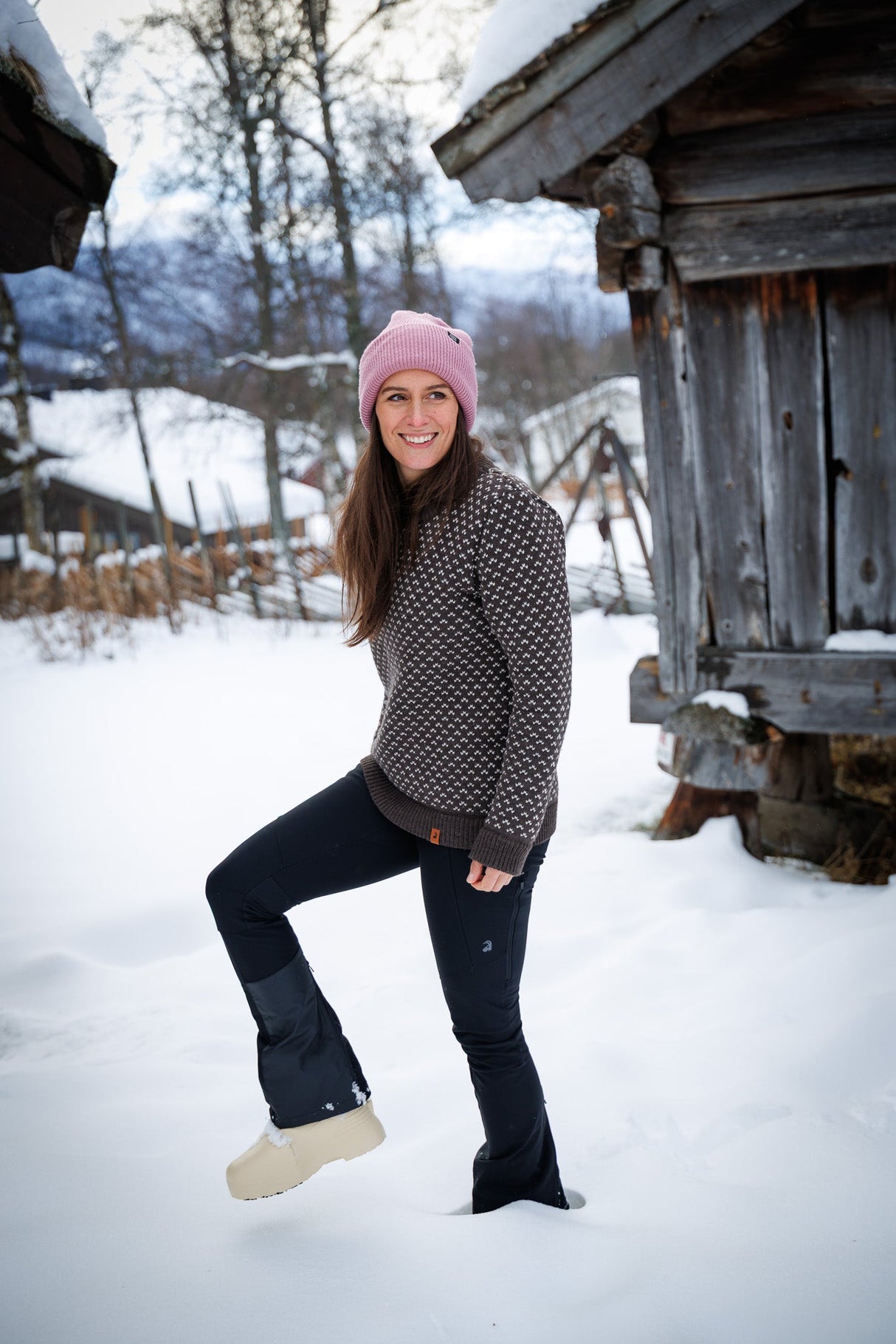 Seceda Knit Sweater - Mocha