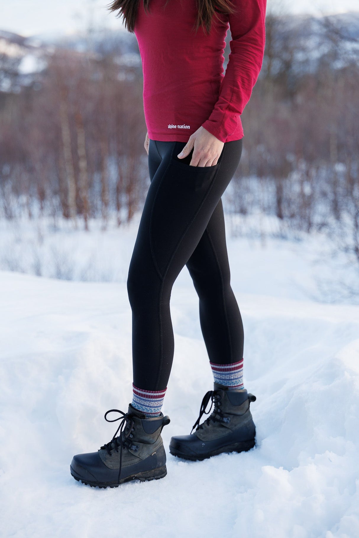 Rise Thermo Pocket Leggings Eclipse