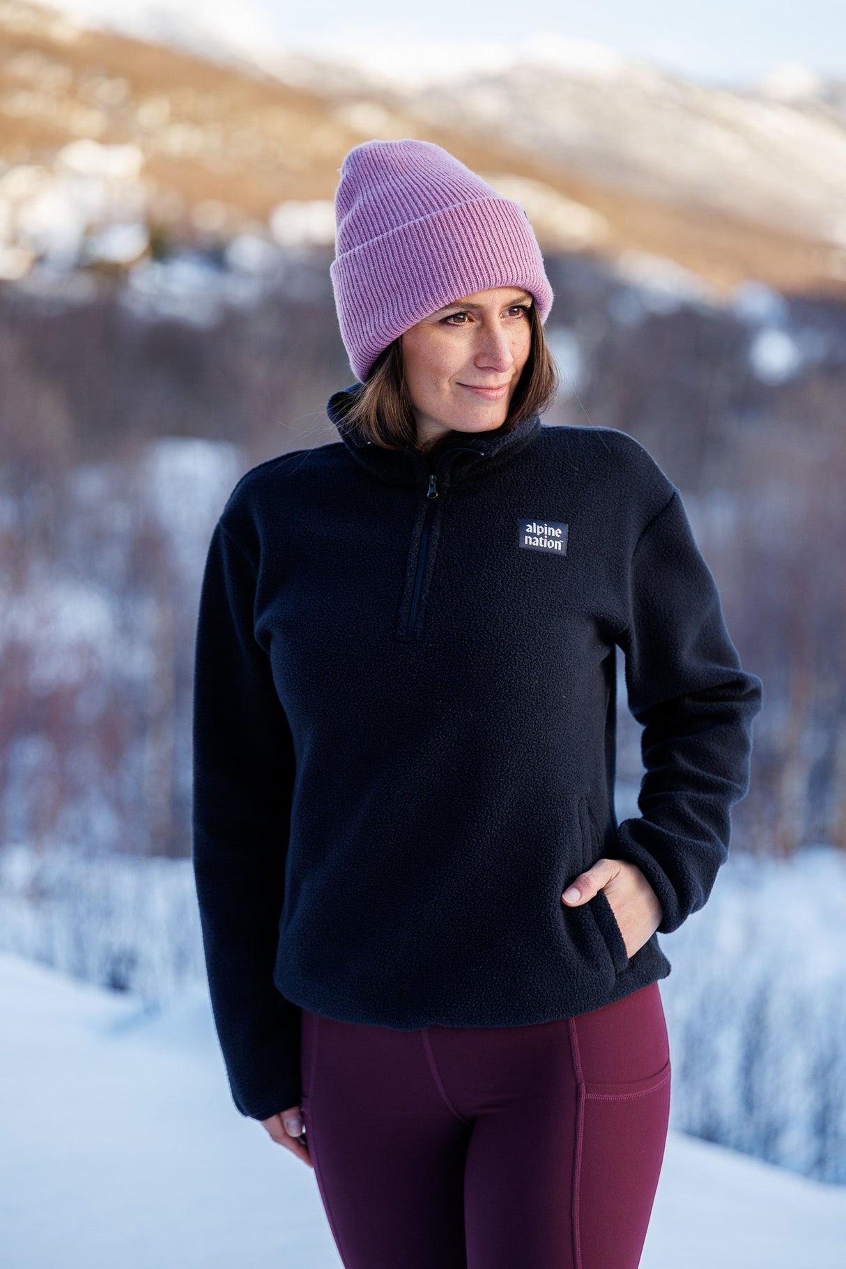 Atlas Fleece Sweater Blackout