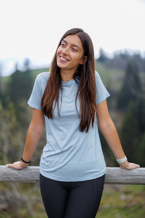 Flow Merino Tee - Tide