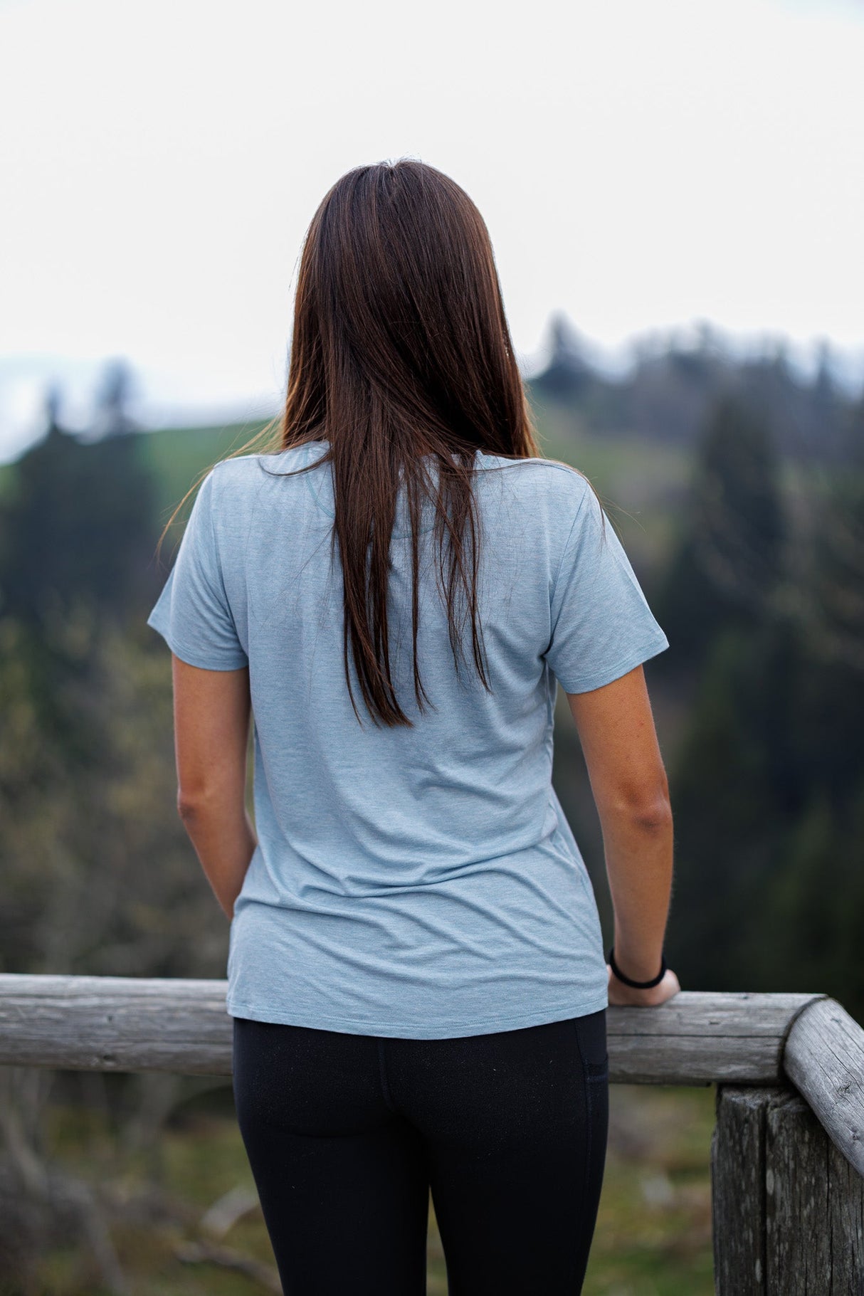 Flow Merino Tee - Tide