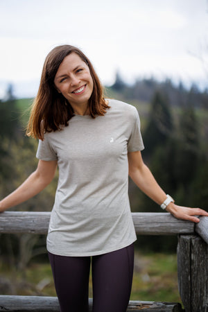 Flow Merino Tee - Sandstone