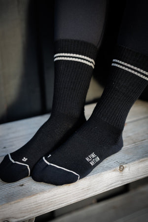 Seceda Light Merino Crew Socks Onyx