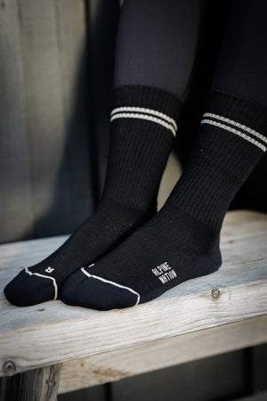 Seceda Light Merino Crew Socks Onyx
