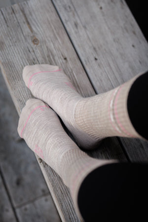 Seceda Light Merino Crew Socks Heather