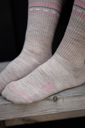 Seceda Light Merino Crew Socks Heather