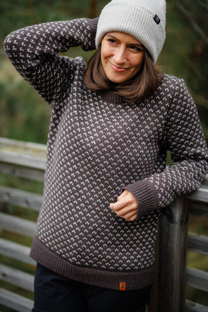 Seceda Knit Sweater - Mocha