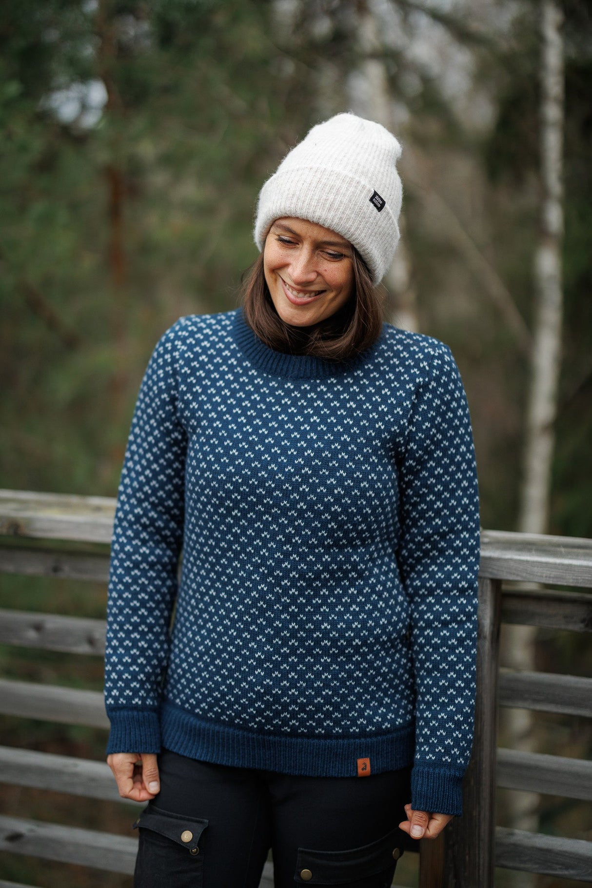 Seceda Knit Sweater - Arctic Blue
