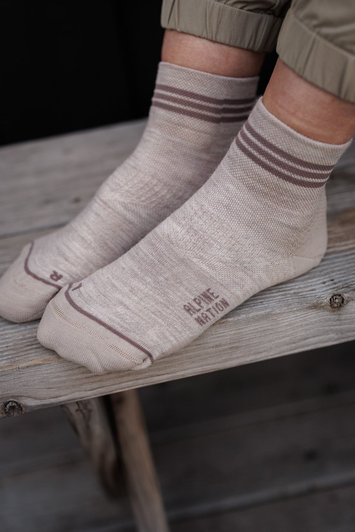 Seceda Light Merino Mid Crew Socks Dune