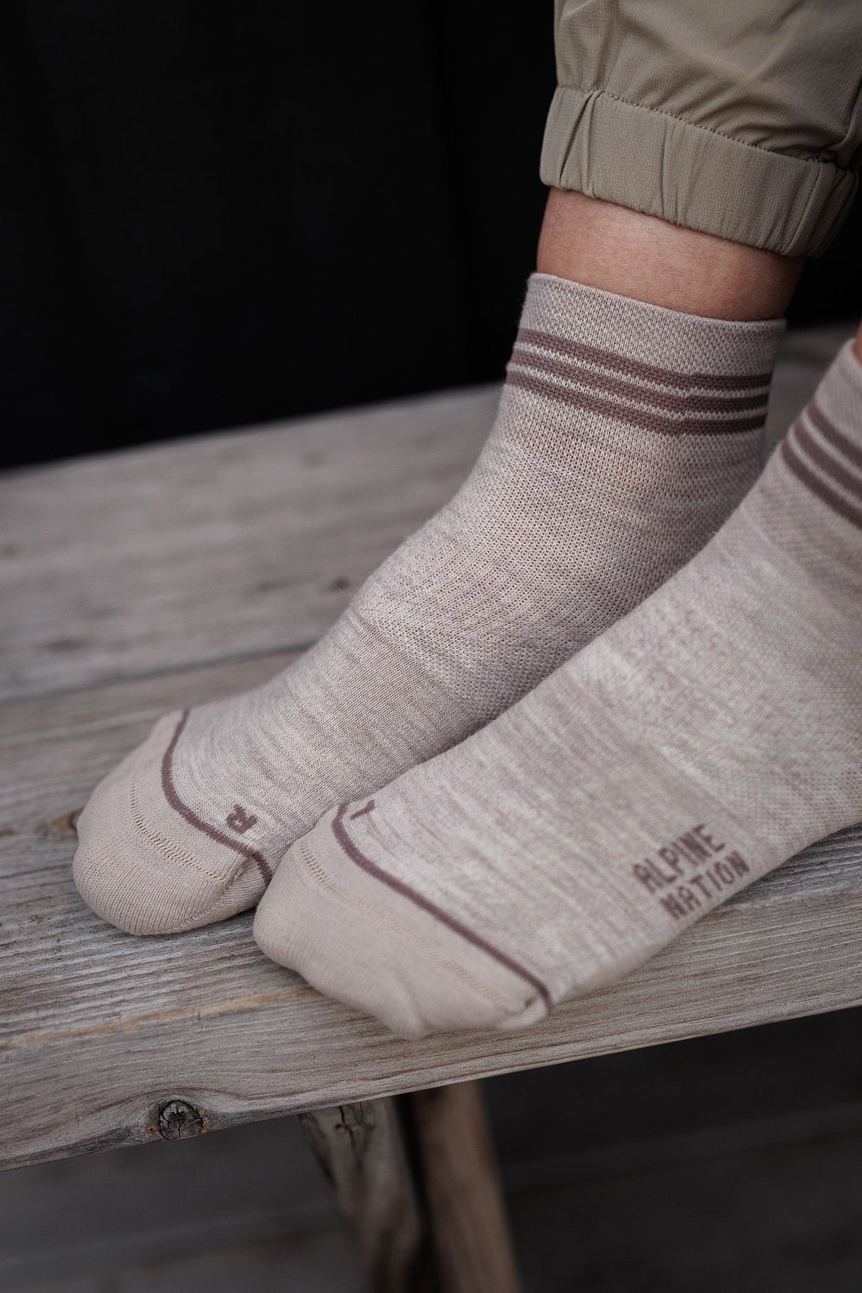 Seceda Light Merino Mid Crew Socks Dune