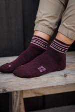 Seceda Light Merino Mid Crew Socks Garnet
