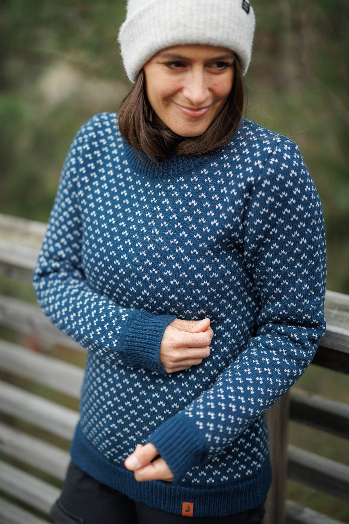 Seceda Knit Sweater - Arctic Blue